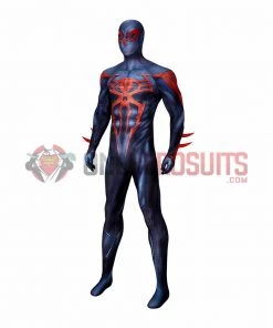 OneHeroSuits Spiderman 2099 V2 Edition Cosplay Costumes Miguel O'Hara Bodysuits