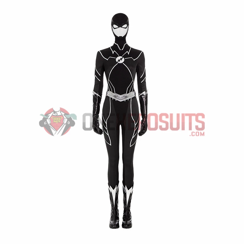 OneHeroSuits Meena Dhawan Cosplay Costumes Black Flash Top Level Suits 3 OneHeroSuits Meena Dhawan Cosplay Costumes Black Flash Top Level Suits