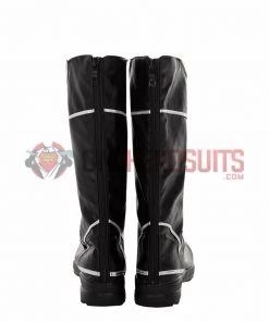 OneHeroSuits Costumes Meena Dhawan Cosplay Boots Black Flash Top Level Shoes
