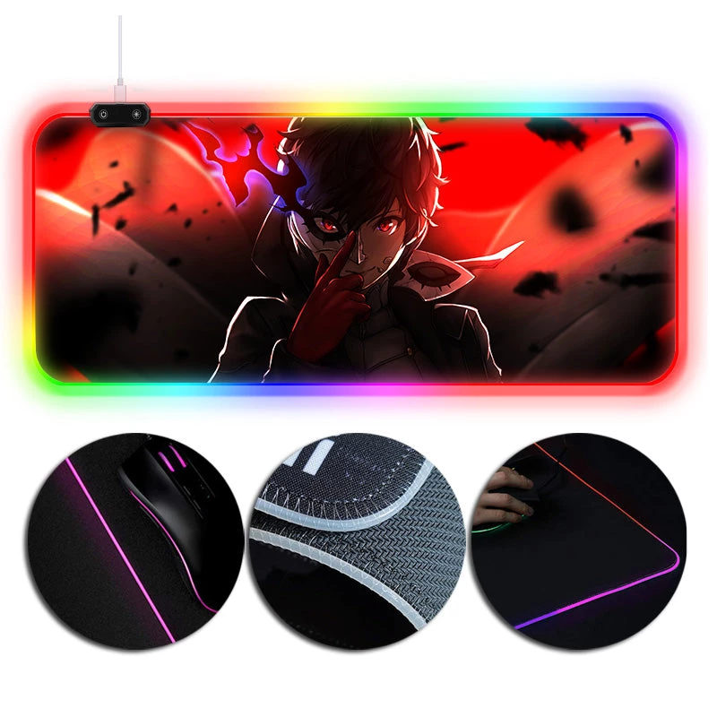 OneHeroSuits RGB Gaming Mouse Pad Extra Large Persona 5 Joker Creative Printed Edition 1 OneHeroSuits RGB Gaming Mouse Pad Extra Large Persona 5 Joker Creative Printed Edition
