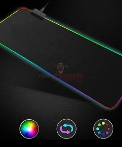 OneHeroSuits Jujutsu Kaisen Creative RGB LED Gaming Mouse Pad Jujutsu Kaisen Printing Black And White