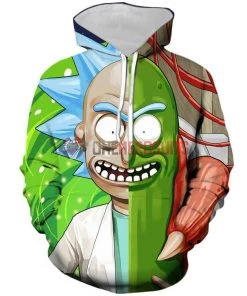 OneHeroSuits Rick And Morty Hoodies Creative 3D Print Hooded Sweatshirt Collection