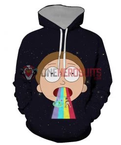 OneHeroSuits Rick And Morty Hoodies Creative 3D Print Hooded Sweatshirt Collection