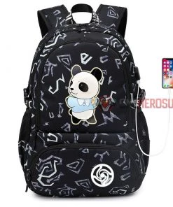 OneHeroSuits Animation Printed Backpack With USB Charging Port Sorcery Fight Megumi Fushiguro Edition Accessories