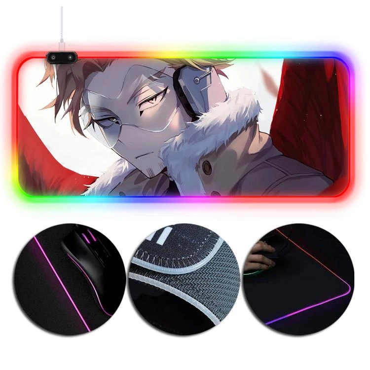 OneHeroSuits My Hero Academia Hawk Keigo Takami Printing RGB LED Gaming Extended Mouse Pad 2 OneHeroSuits My Hero Academia Hawk Keigo Takami Printing RGB LED Gaming Extended Mouse Pad
