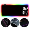 OneHeroSuits Sorcery Fight RGB Mouse Pad Jujutsu Kaisen Sukuna Black Printed RGB Gaming Mouse Pad