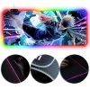 OneHeroSuits Sorcery Fight LED Mouse Pad Satoru Gojo Creative Painting Gaming Mouse Pad Large Extended